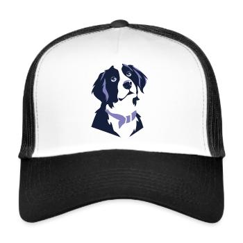 Doggy gaze is irresistible - Trucker Cap - white/black - Front