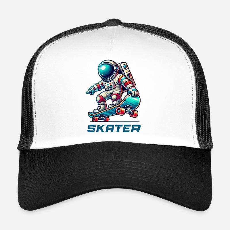 Planche à roulettes astronaute Casquette trucker 