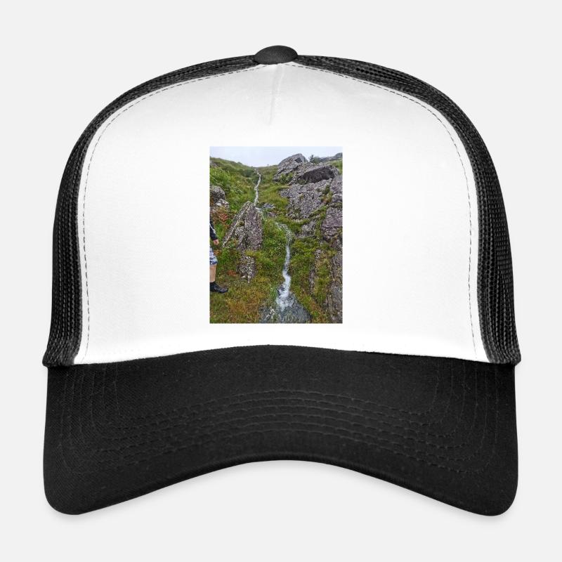 Waterfall - Trucker Cap - white/black