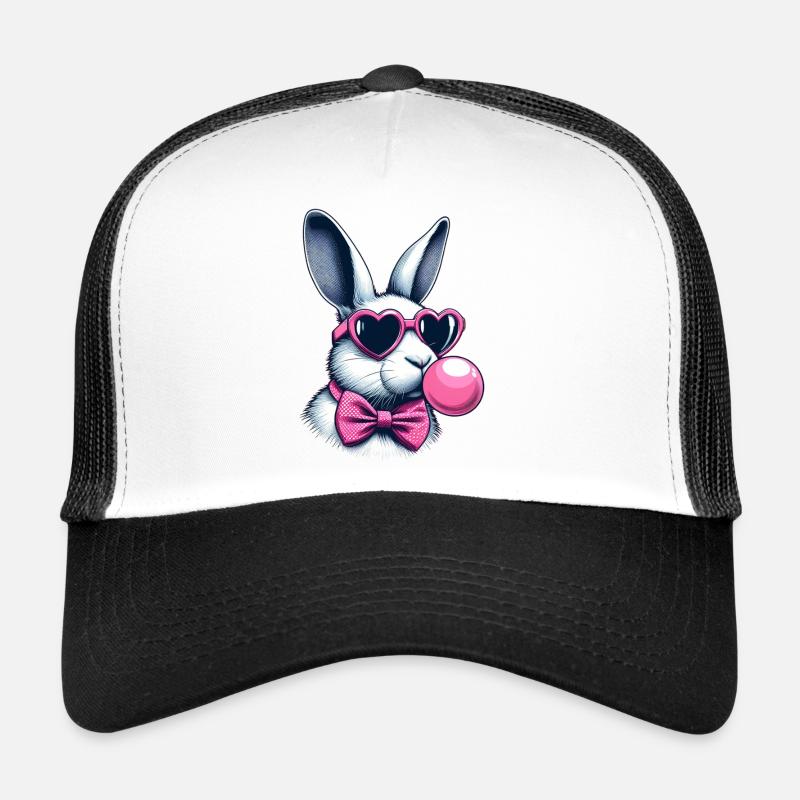 SSW31 Lapin avec chewing-gum Casquette trucker 