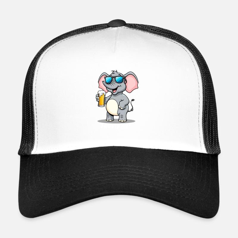 Elefant mit Bier Trucker Cap