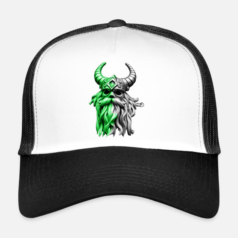 Ragnar Green - Trucker Cap - Weiß/Schwarz