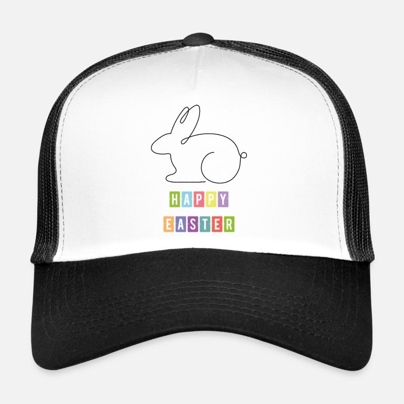 Happy Easter 2 - Trucker Cap - white/black