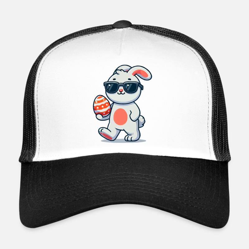 Lapin de Pâques Pâques Casquette trucker 