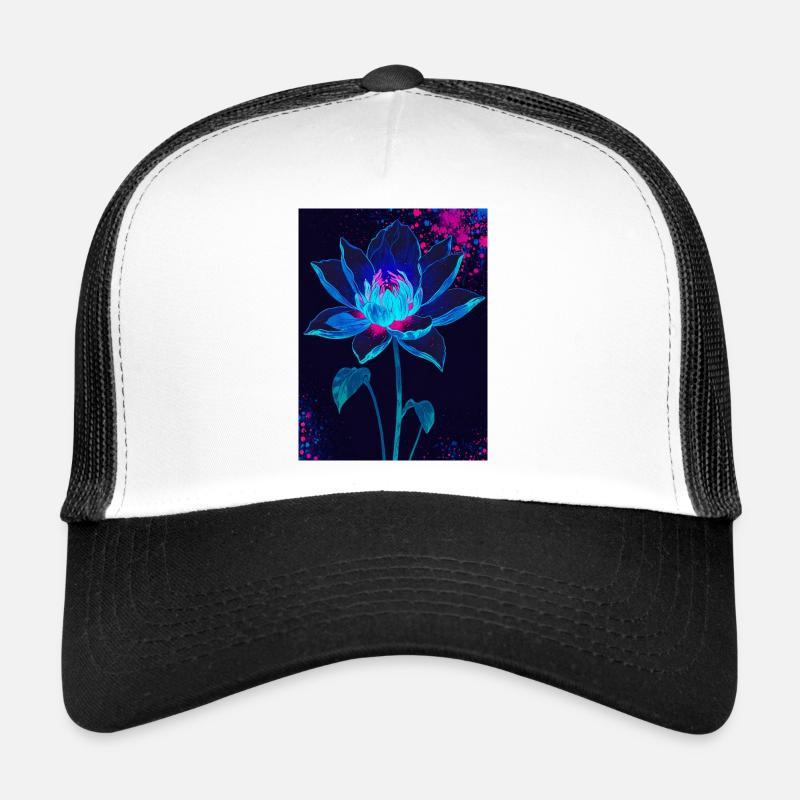 Flourish in the Void - Trucker Cap - white/black