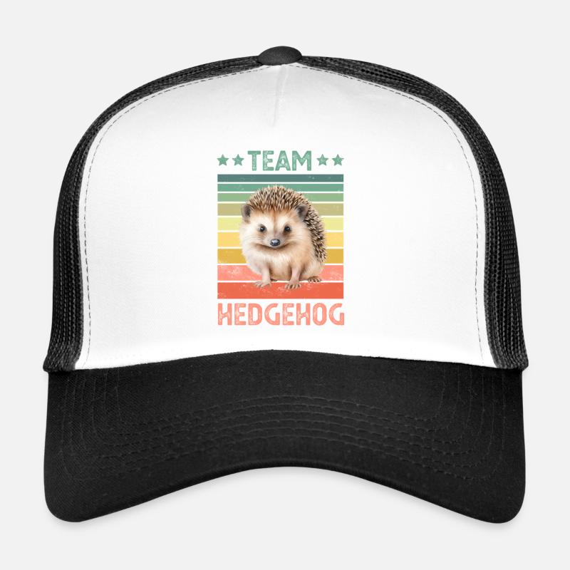 Igel - Trucker Cap - Weiß/Schwarz
