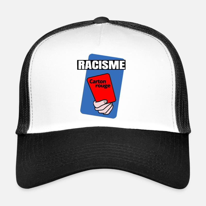 Rote Karte - Trucker Cap - Weiß/Schwarz