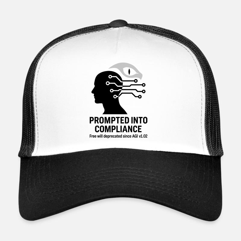Remember the Basilisk - Trucker Cap - Weiß/Schwarz