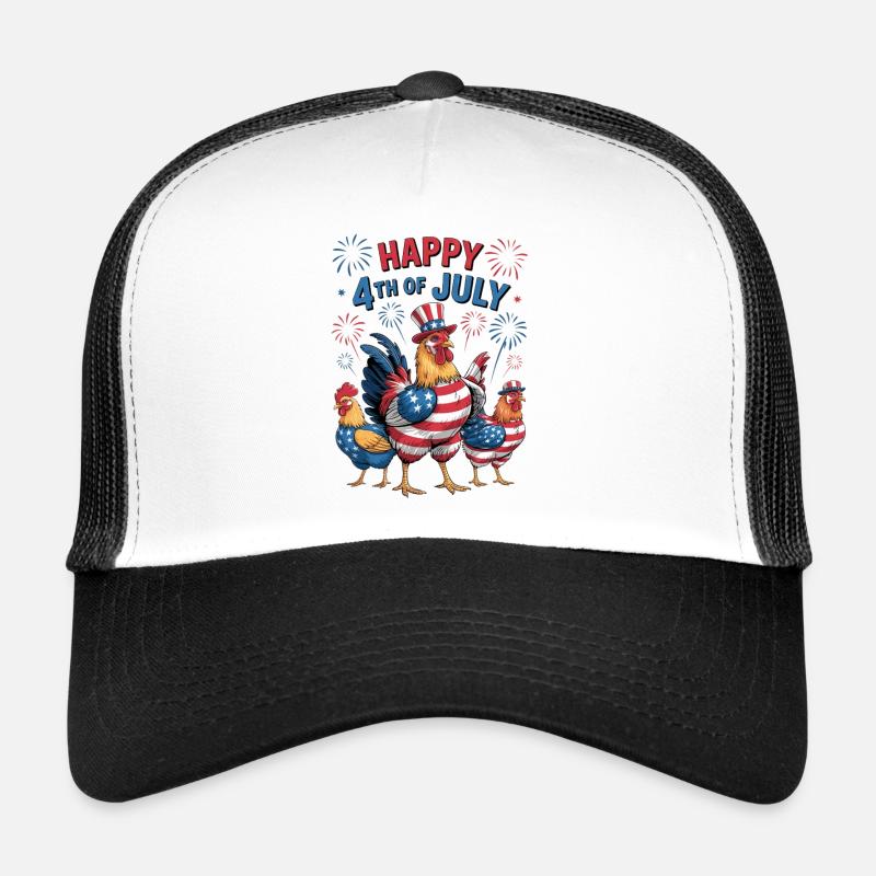 Joyeux 4 juillet Casquette trucker 