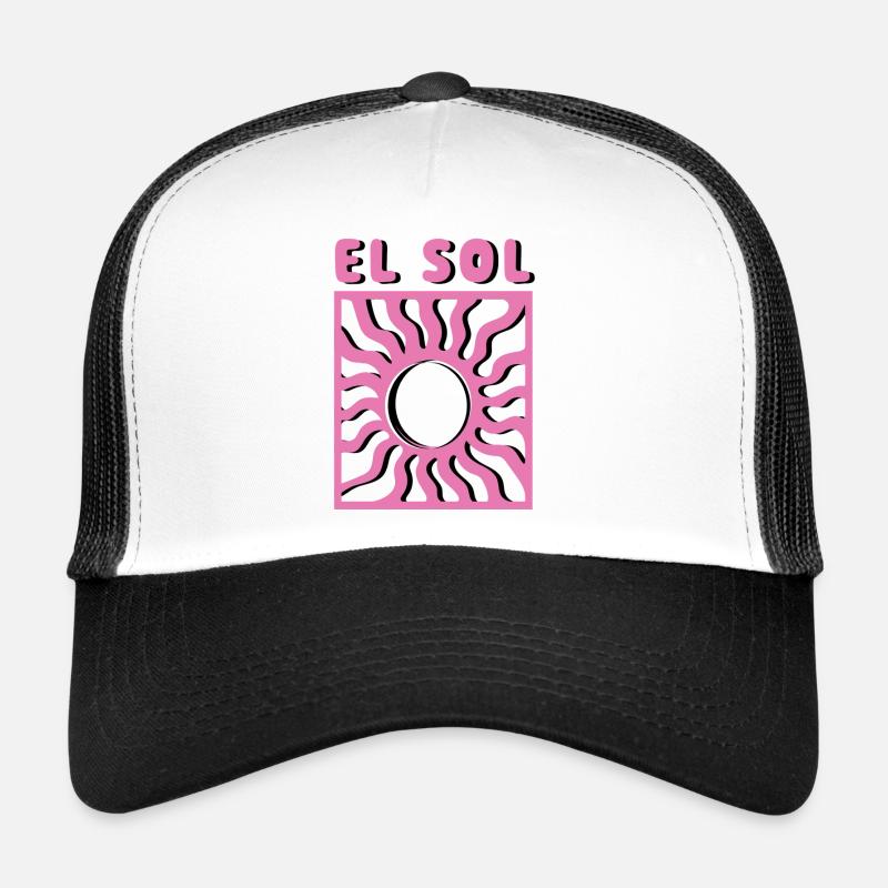 El Sol - Le soleil espagnol - Idée cadeau Casquette trucker 