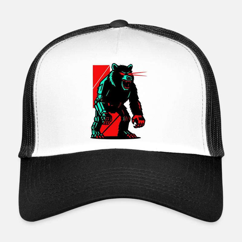 Mecha Techno Ours Casquette trucker 