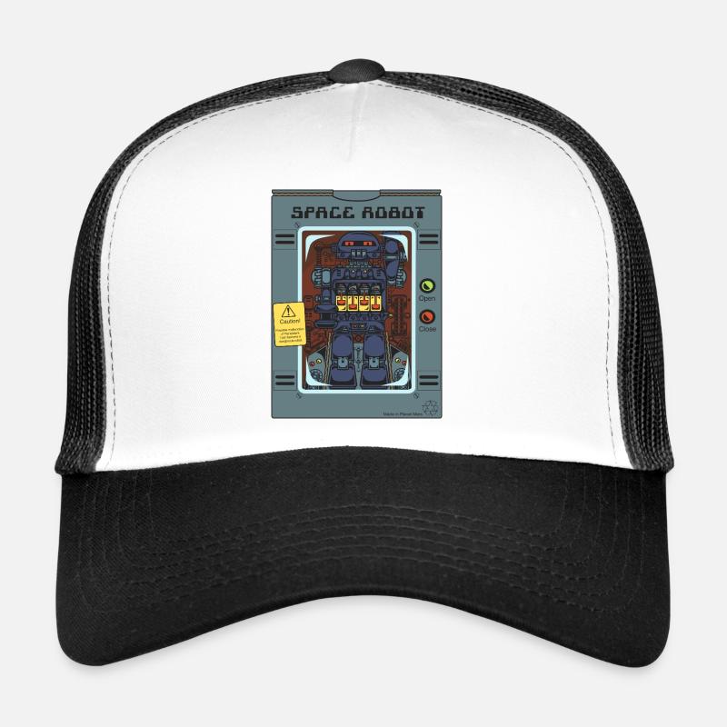 Spielzeug-Weltraumroboter. Trucker Cap