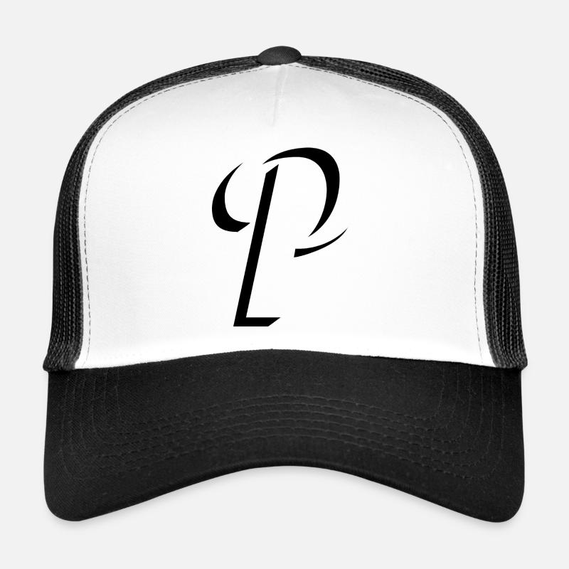Letter P, Name, der Buchstabe P  Trucker Cap
