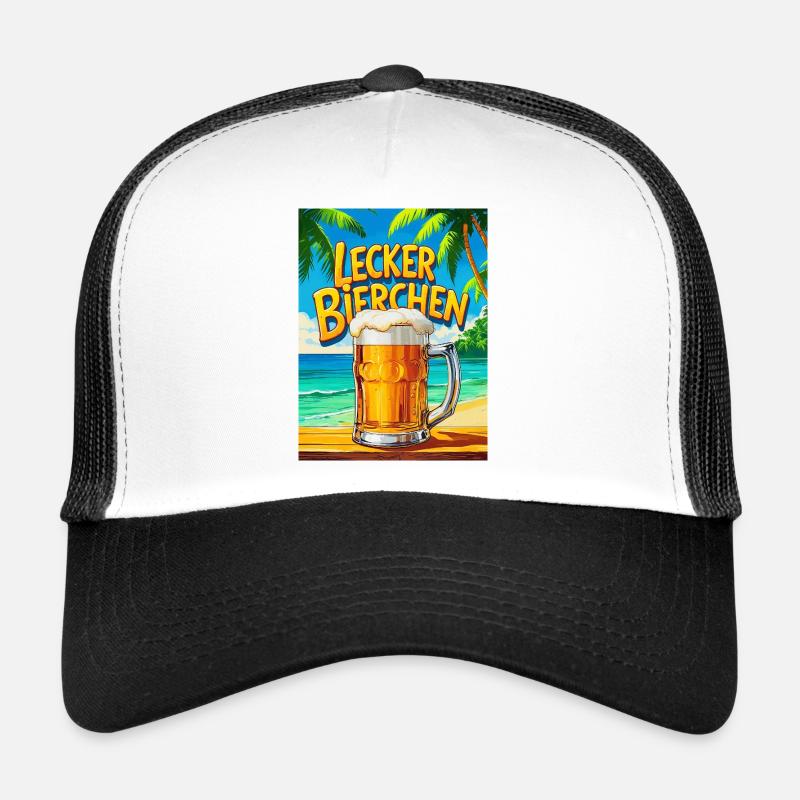 Motif de Biergarten d’été Casquette trucker 