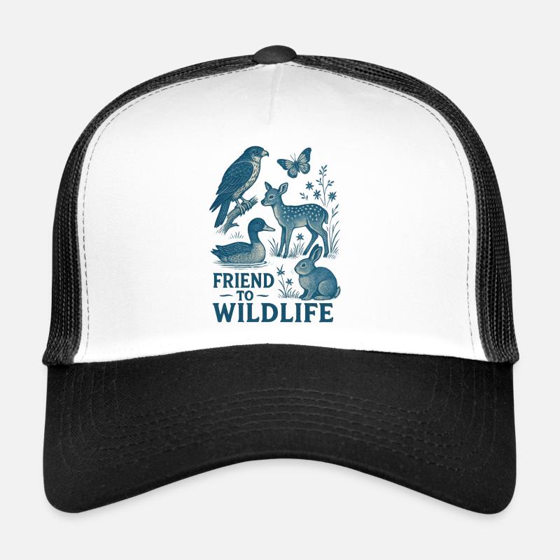 Faune Amitié Illustration Casquette trucker 