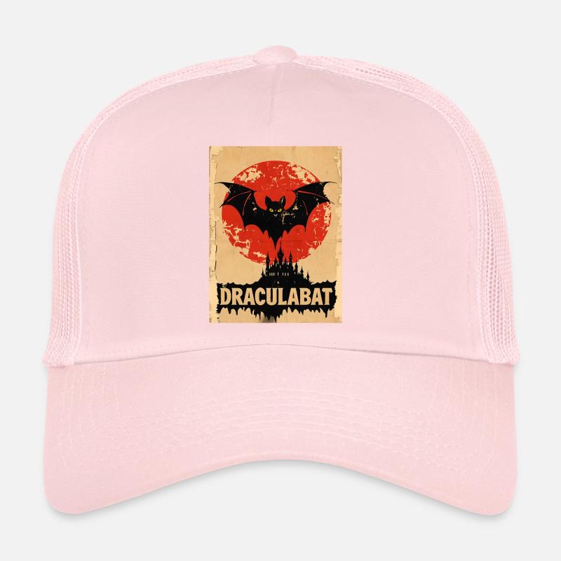 Gato Vampiro en Atardecer Sobrenatural Casquette trucker 