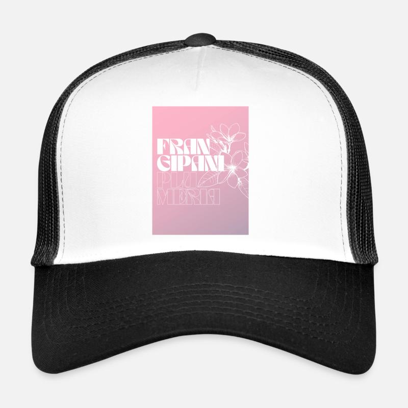 Frangipani Plus Mera Floral Design Trucker Cap