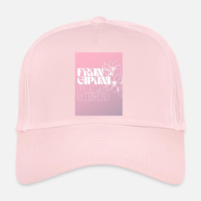 Frangipani Plus Mera Floral Design Trucker Cap