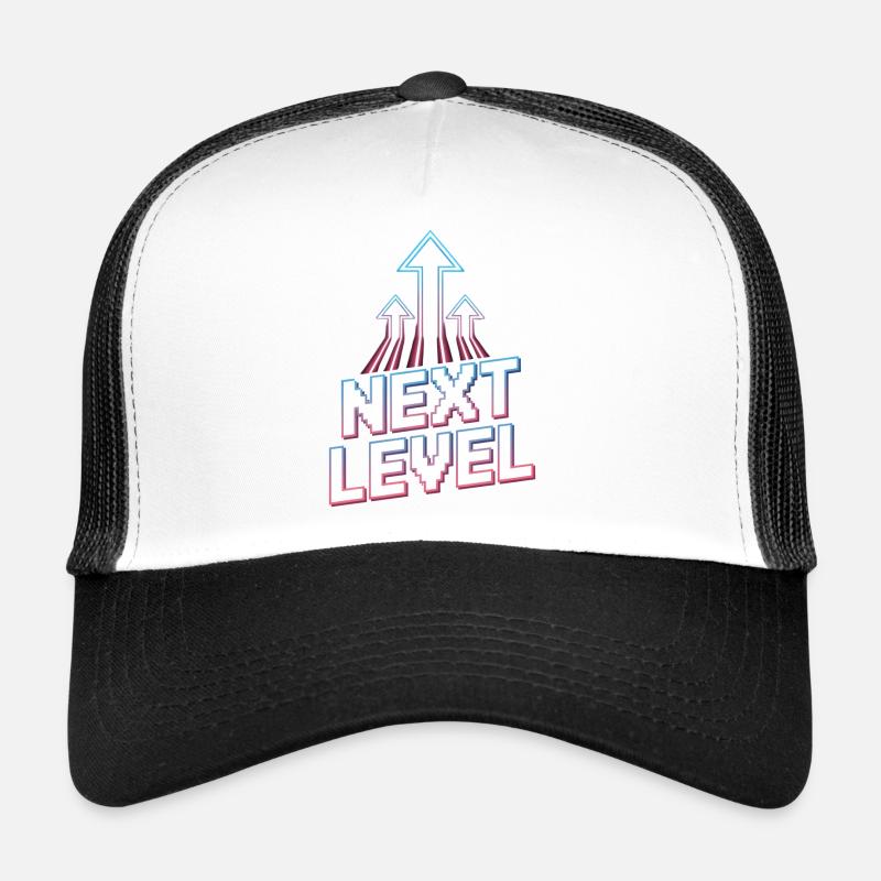 Next Level Gamer Pixel Retro Ascension Arrows Casquette trucker 