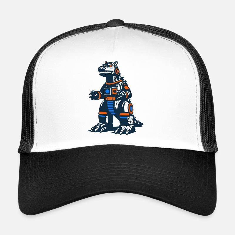 Futuristischer Dinosaurier Mecha Trucker Cap