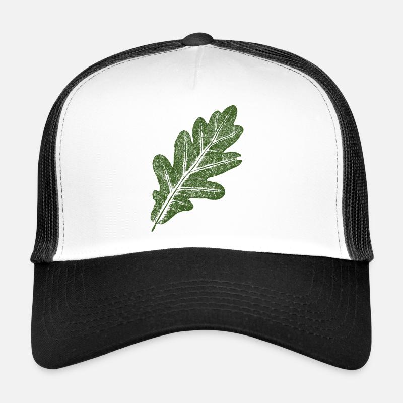 Oak Leaf / Green Trucker Cap