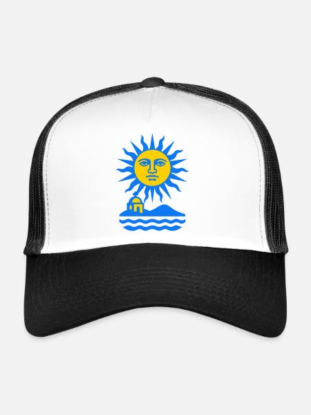 Greece Sun Art - Trucker Cap - white/black - Front
