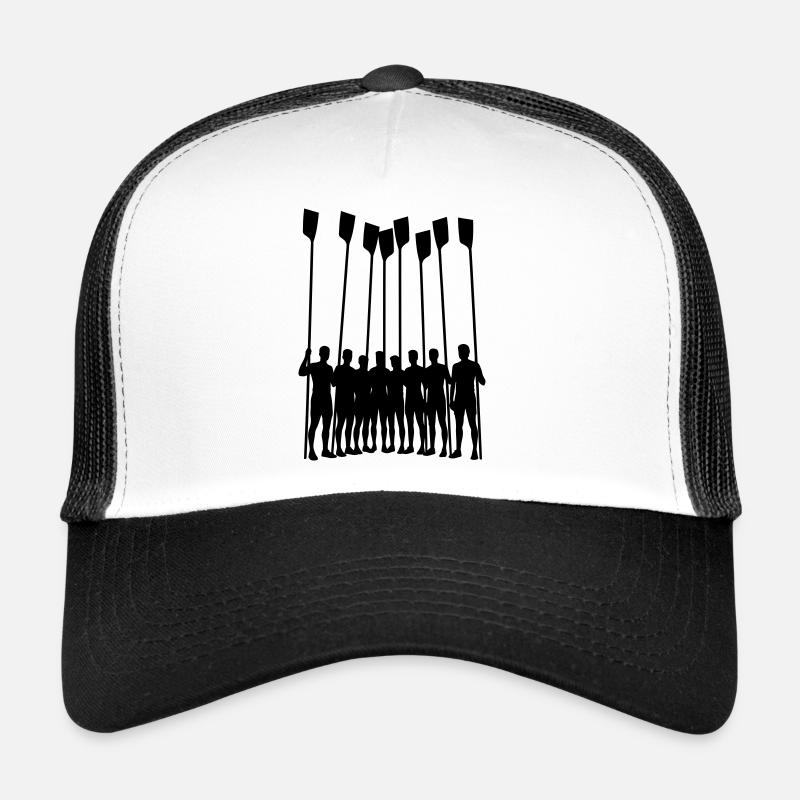 Rowing Team Silhouette – Eight with Straps | Row Trucker Cap