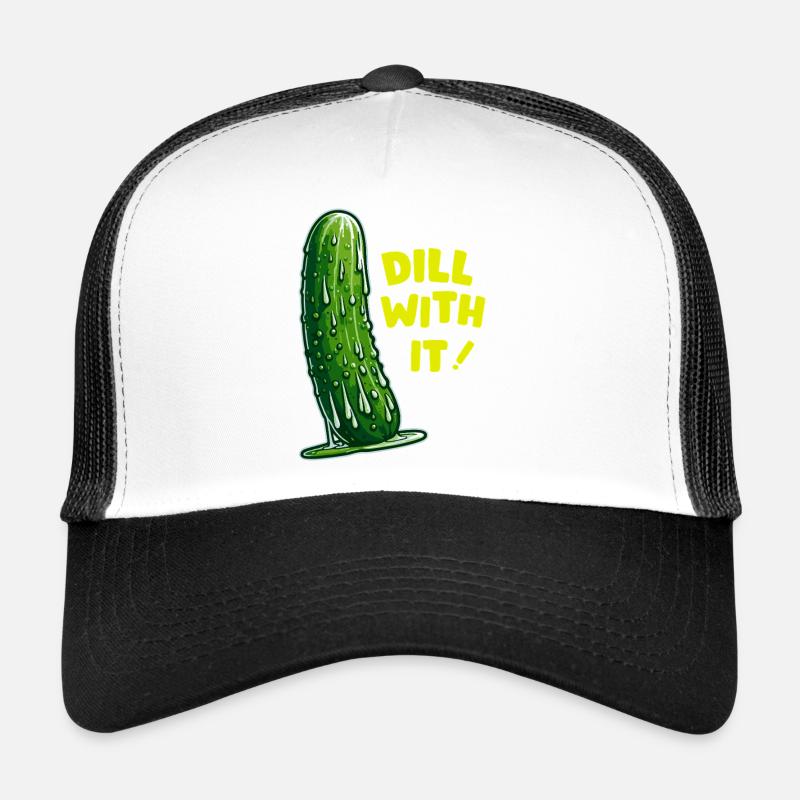 Cornichon Rebelle DILL WITH IT Casquette trucker 