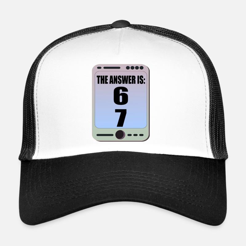 Six Seven 6 7 Meme Trucker Cap