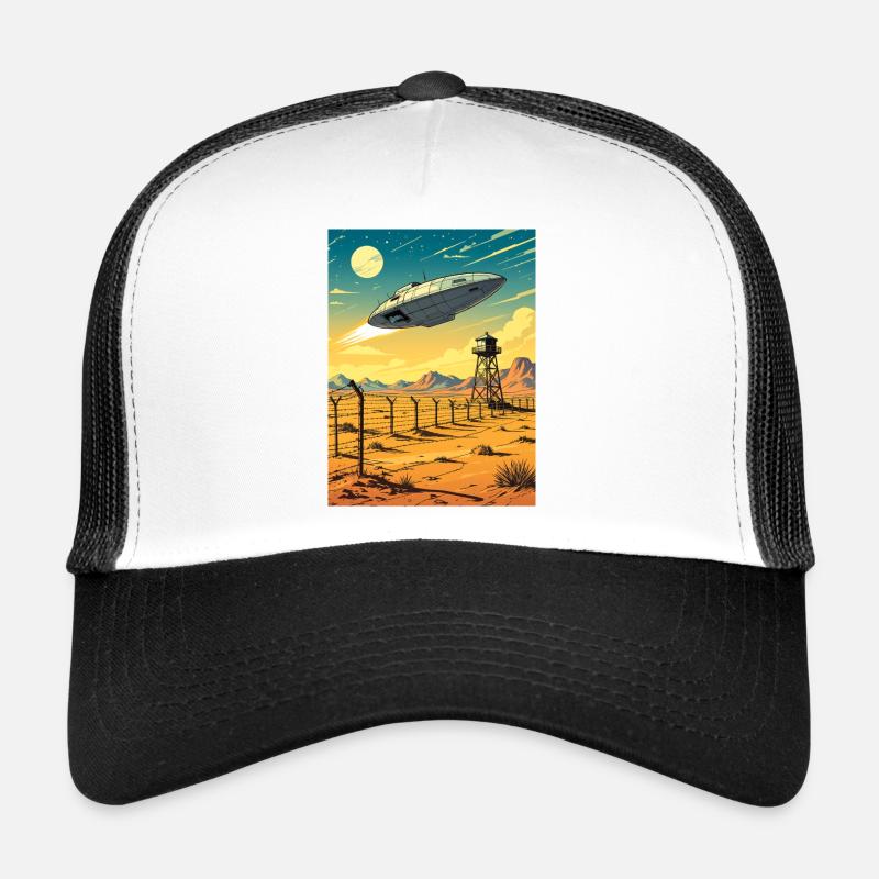 Zone 51 – La base interdite du désert Casquette trucker 