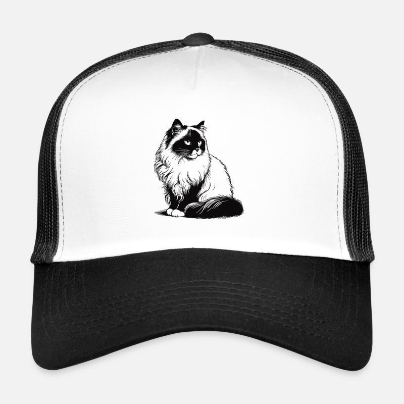 Ragdoll Cat Design – Gentle, Big and Adorable Trucker Cap