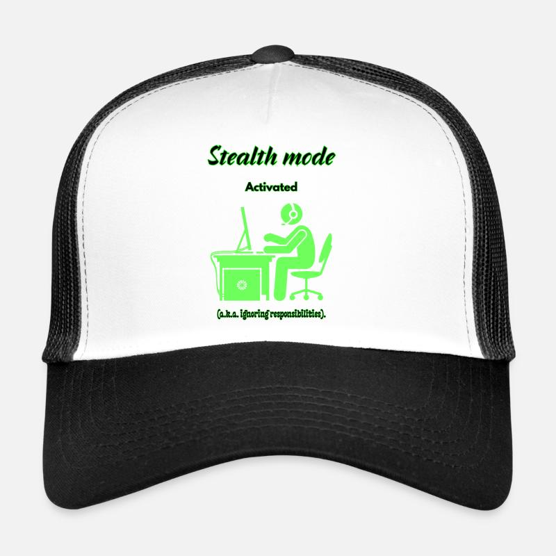 Mode furtif actif Casquette trucker 