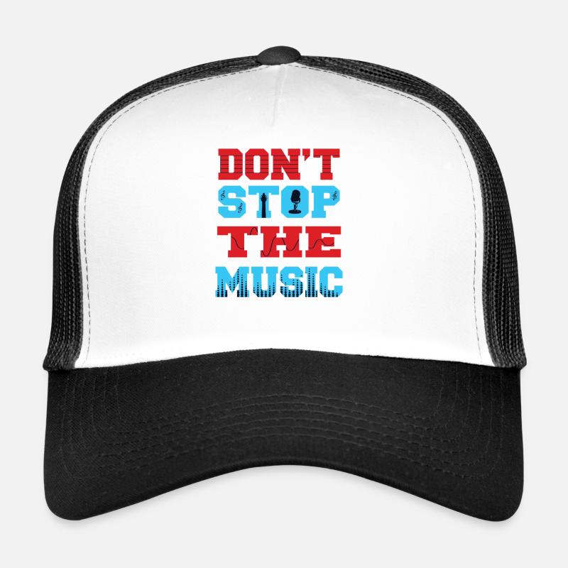 N’arrêtez pas la musique Casquette trucker 