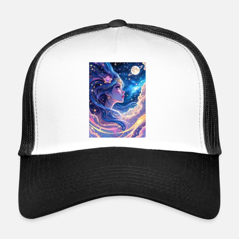 Fille dans la galaxie Casquette trucker 