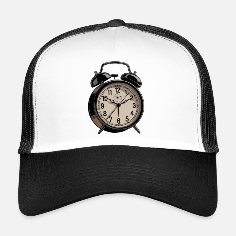 Alarm clock - Trucker Cap - white/black