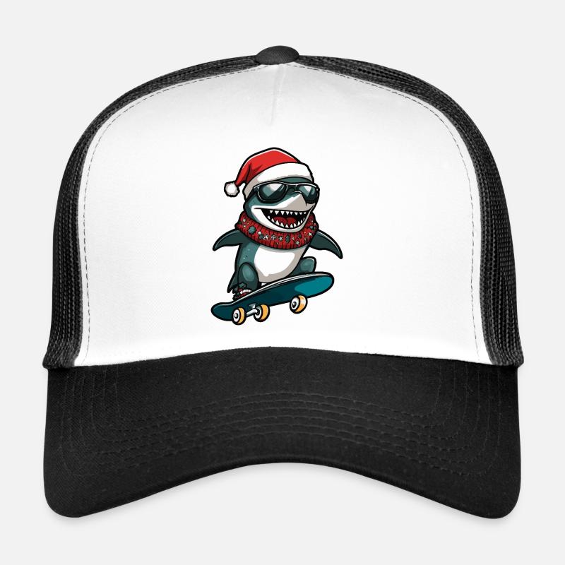 requin Noël drôle Casquette trucker 