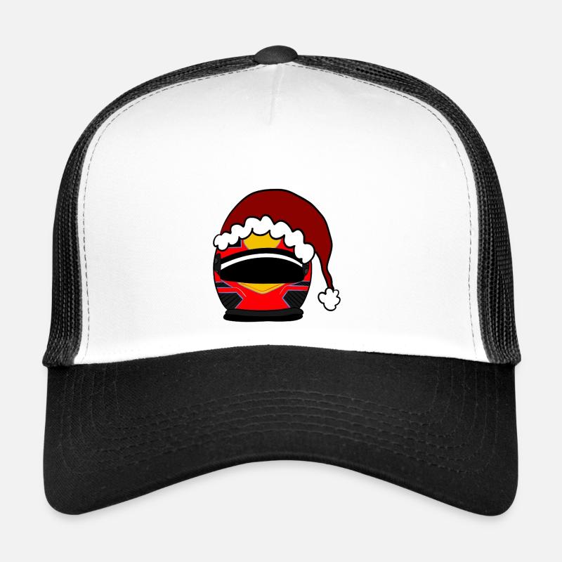 Helm - Trucker Cap - Weiß/Schwarz