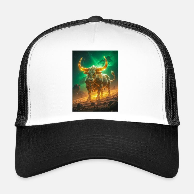 Taureau céleste forgé à partir de la lumière des étoiles et éternel Casquette trucker 