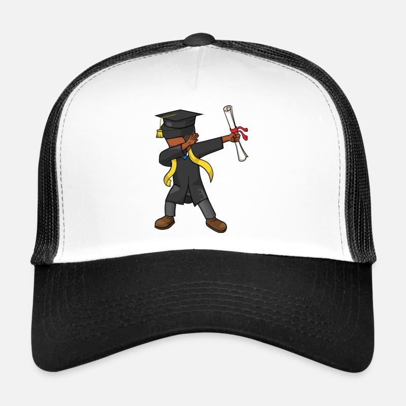 Afro Boy Dabbing Graduation Class 2026 Trucker Cap