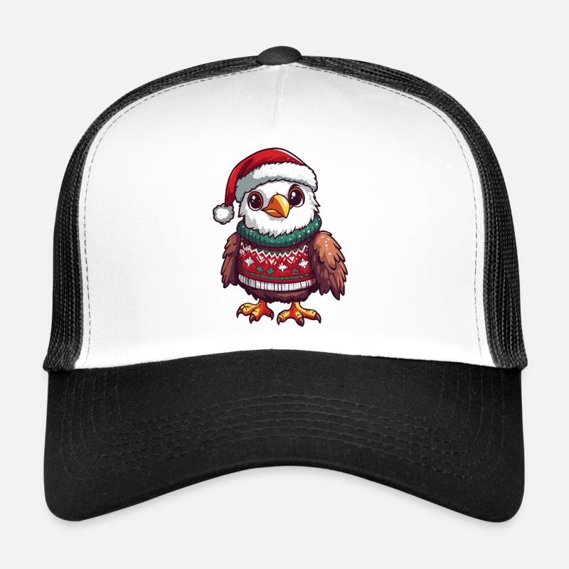 Eagle Christmas Trucker Cap