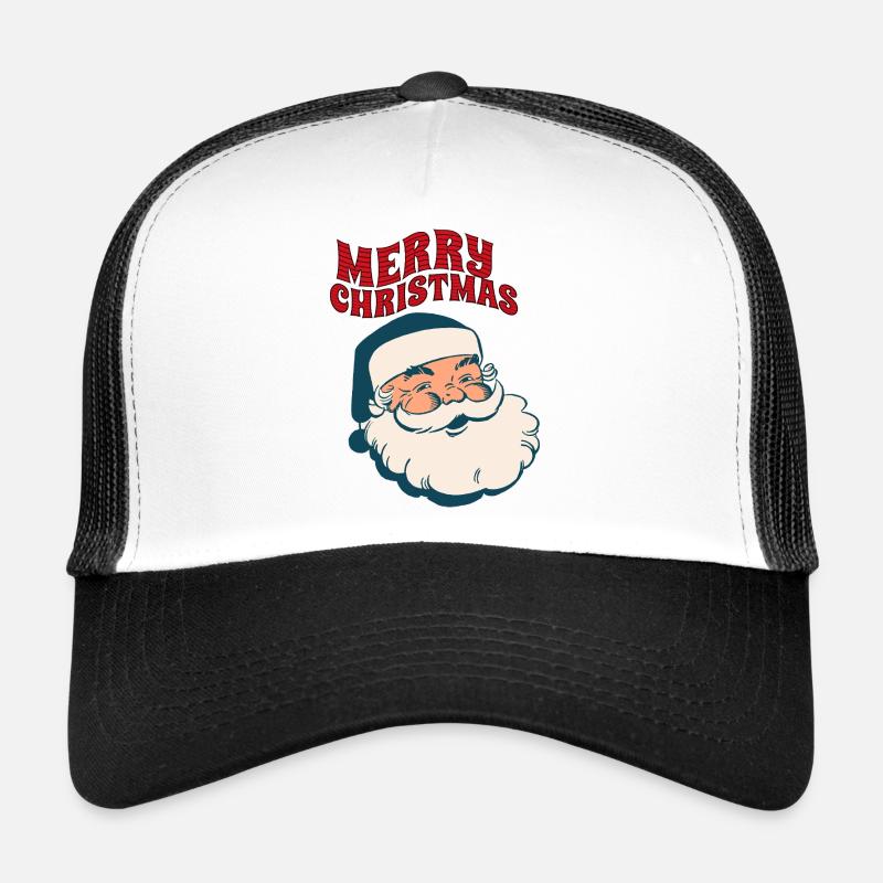 Merry Christmas Santa Design Trucker Cap