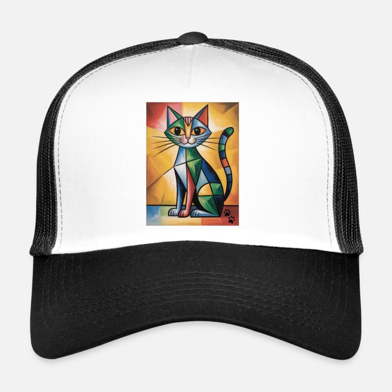 katze kubisch Trucker Cap