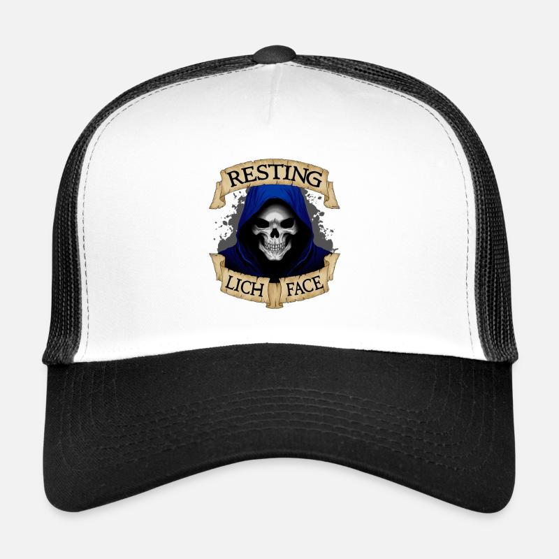 Resting Lich Face Trucker Cap