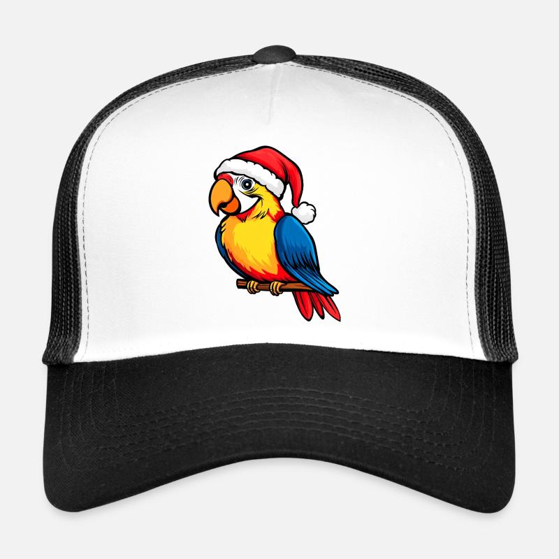 Perroquets Noël / Oiseau du Père Noël Casquette trucker 