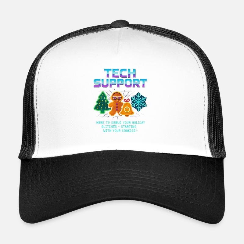 Lustiger Technischer Support Debug Weihnachten Trucker Cap