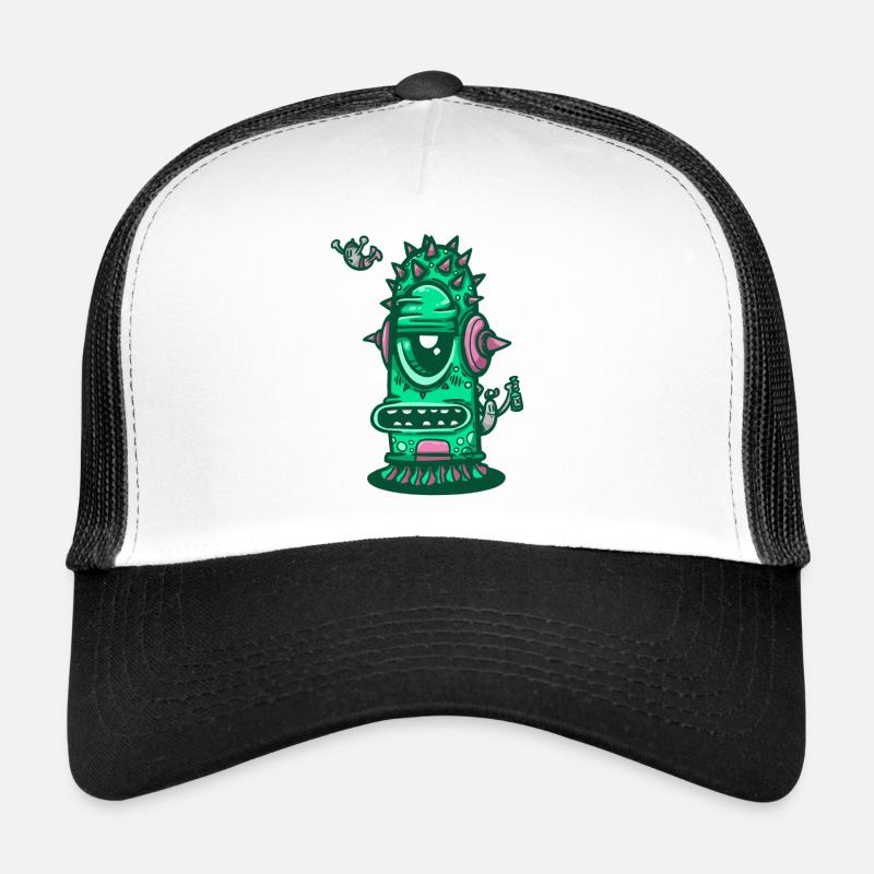 Retro Musical Thorn Monster Trucker Cap