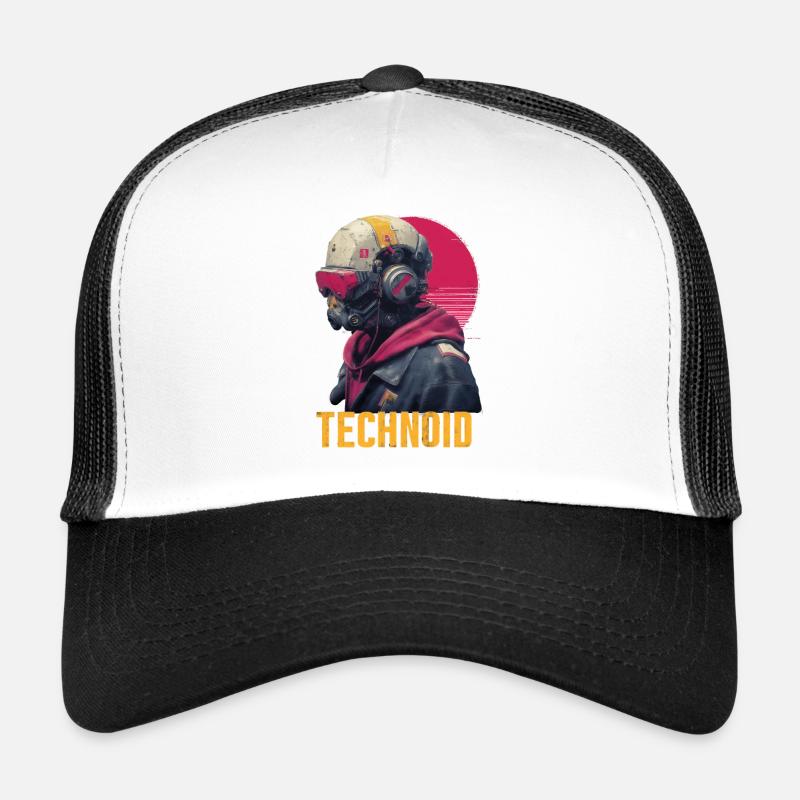 Casque Néon Technoïde Casquette trucker 