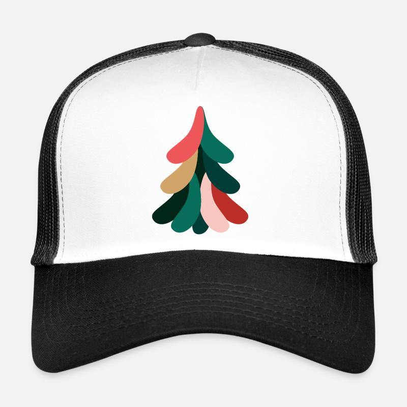bunter Tannenbaum zu Weihnachten Trucker Cap