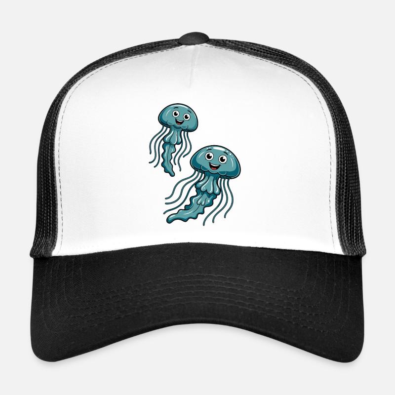 Lively jellyfish duo Trucker Cap