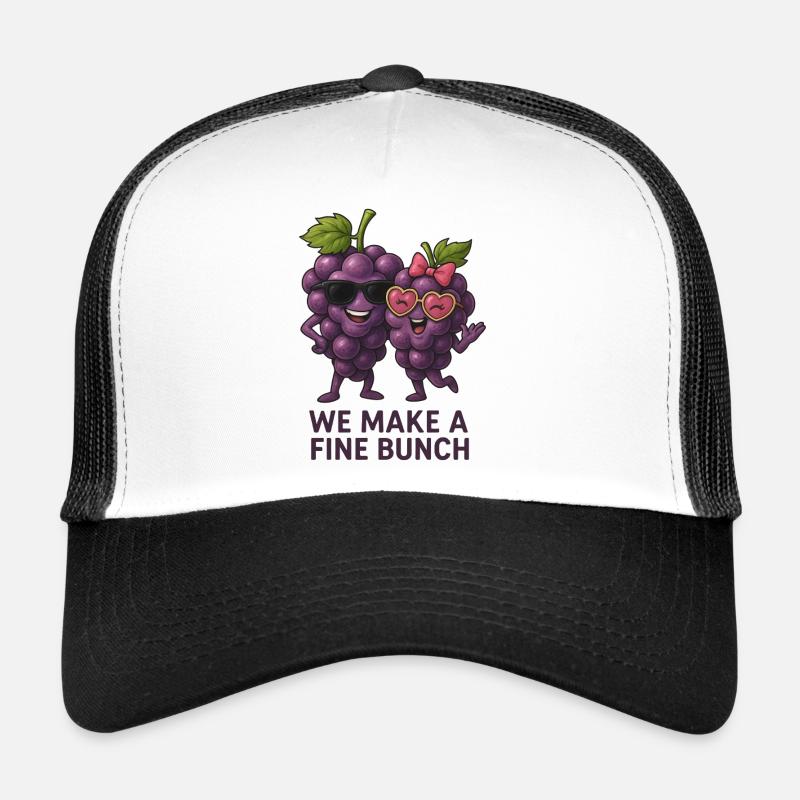 Une grappe fine de raisins avec style Casquette trucker 